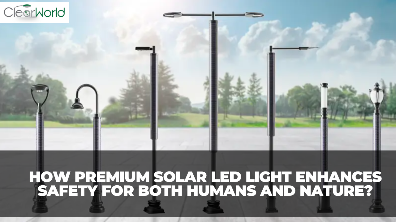 How Premium Solar LED Light Enhances Safety for Both Humans and Nature